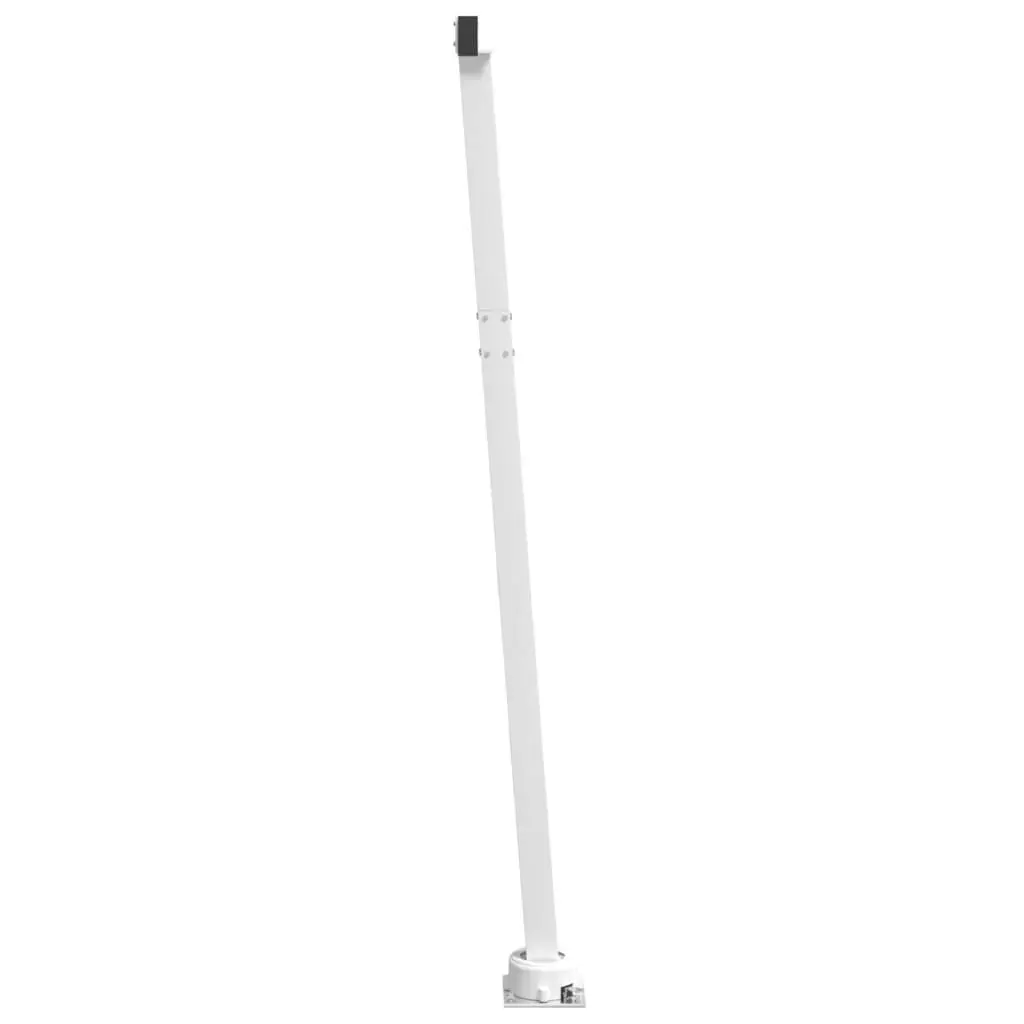 Awning Post Set White 300x245 cm Iron 315090