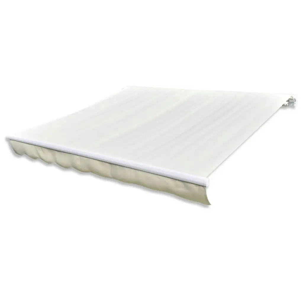 Awning Top Sunshade Canvas Cream 4 x 3 m (Frame Not Included) 141014