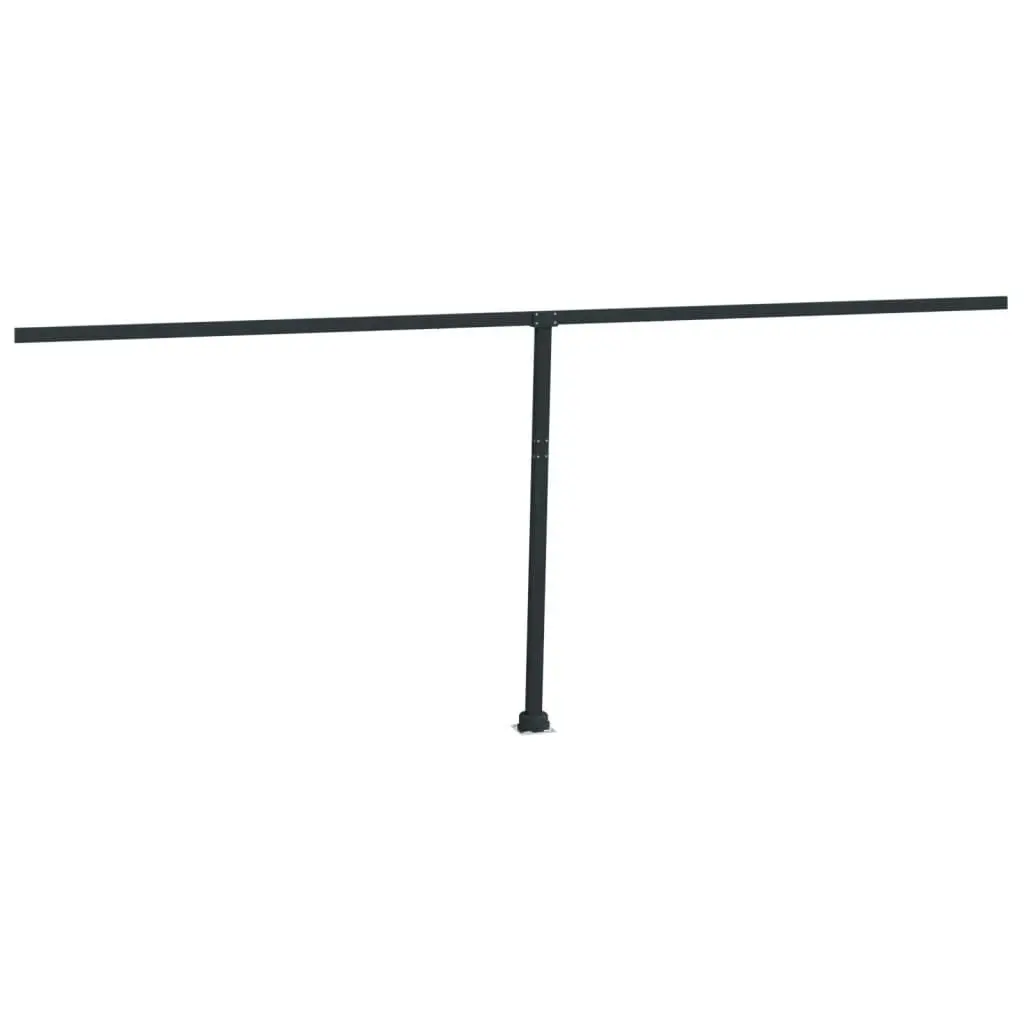 Awning Post Set Anthracite 600x245 cm Iron 315098