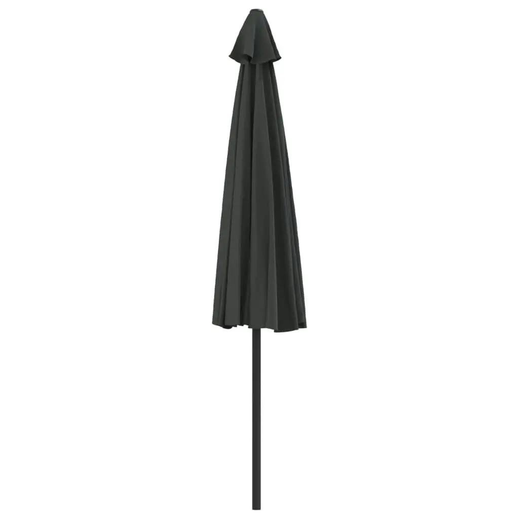 Balcony Parasol with Aluminium Pole Anthracite 300x155 cm Half 44593