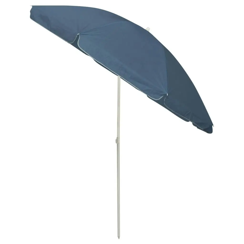 Beach Umbrella Blue 240 cm 314704