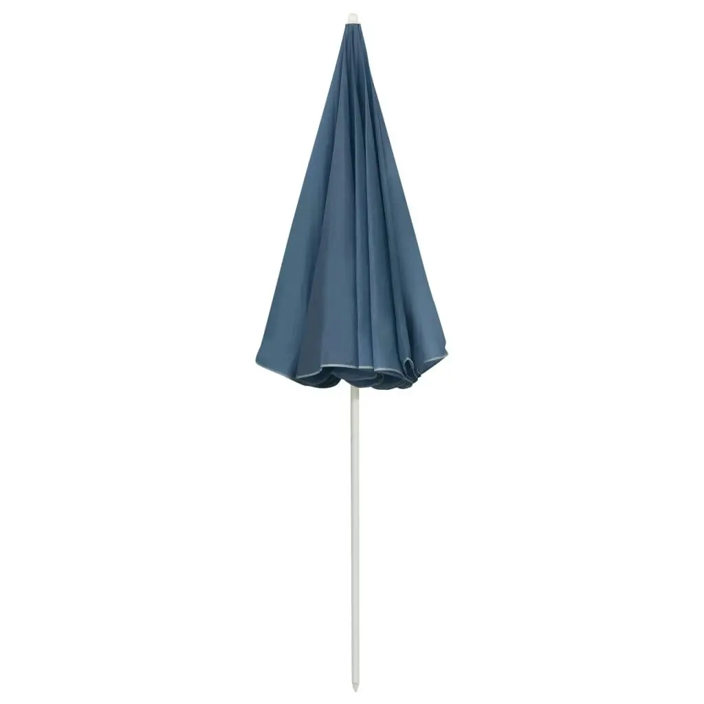 Beach Umbrella Blue 240 cm 314704