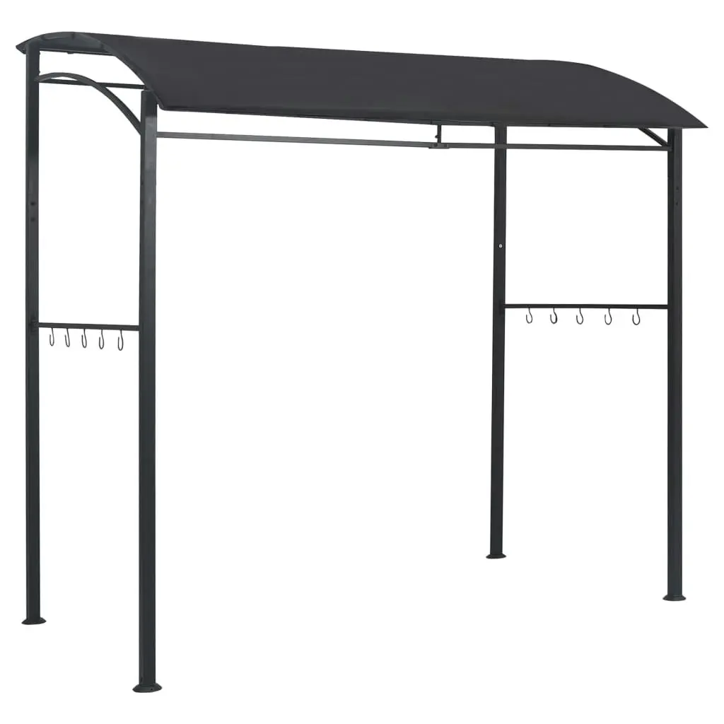 BBQ Gazebo 215x150x220 cm Anthracite Steel 48603