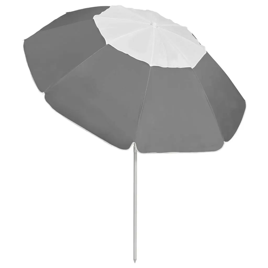 Beach Umbrella Anthracite 300 cm 314718