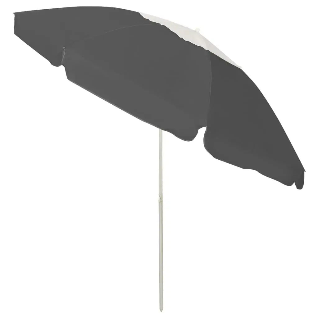 Beach Umbrella Anthracite 240 cm 314714