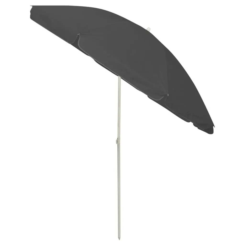 Beach Umbrella Anthracite 240 cm 314706