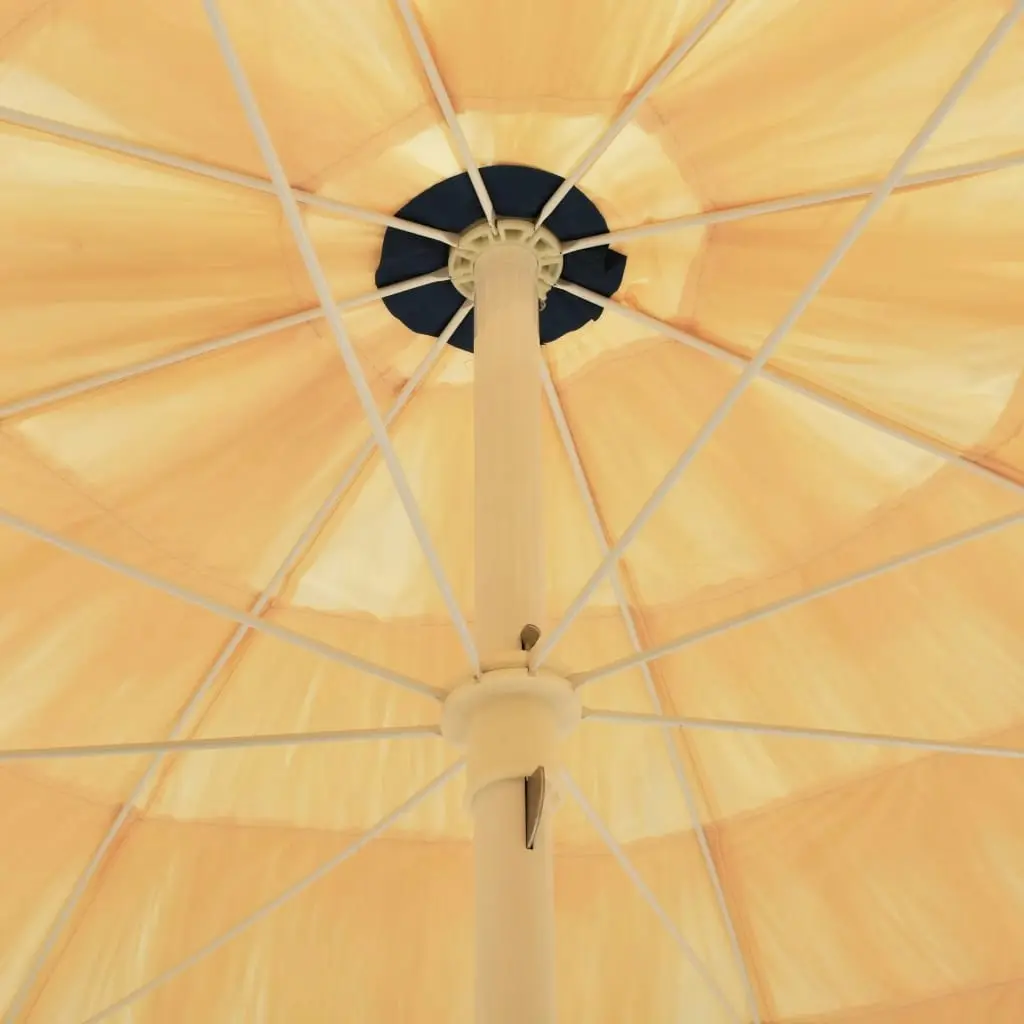 Beach Umbrella Natural 300 cm Hawaii Style 44549