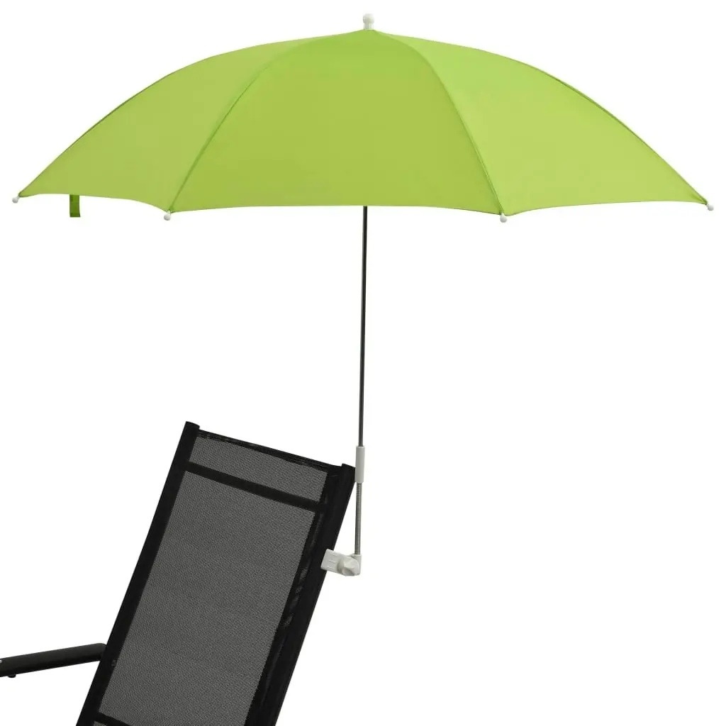 Camping Chair Parasols 2 pcs Green 105 cm 47935