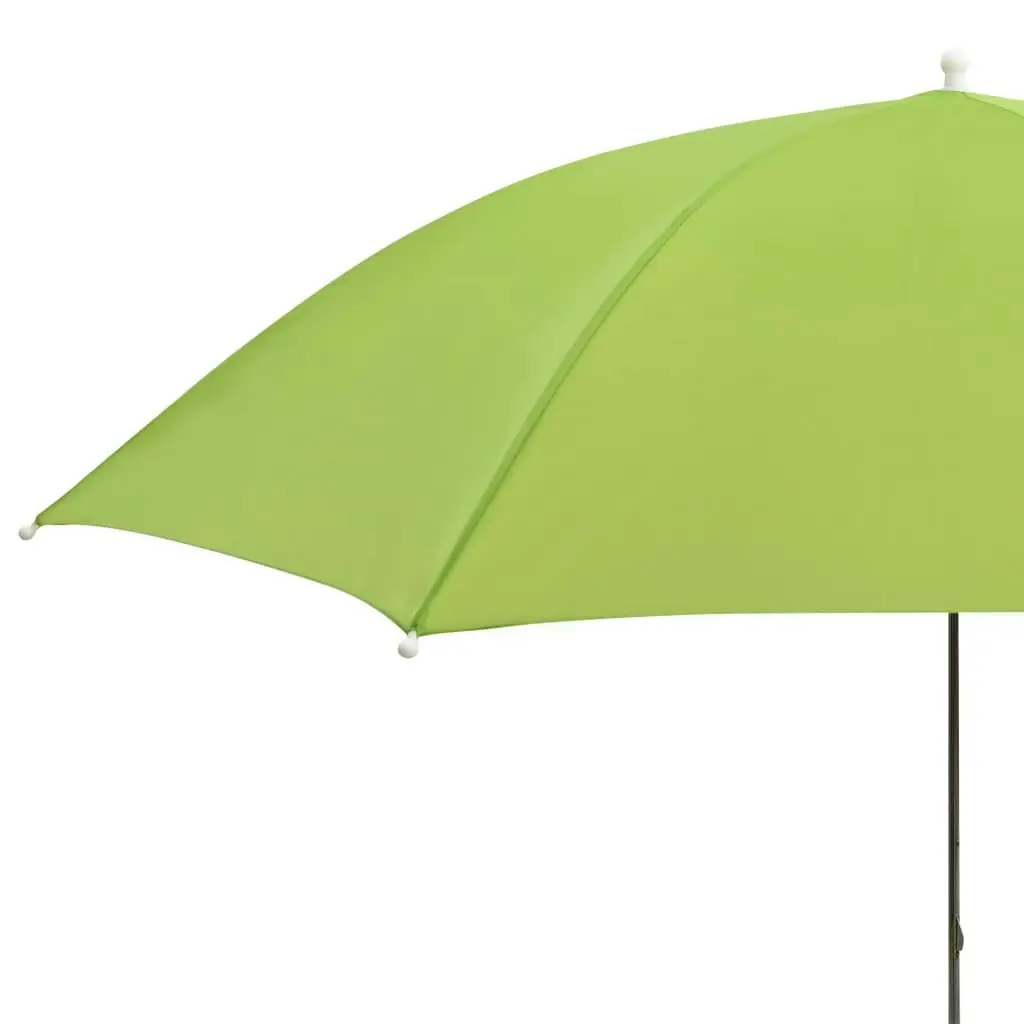 Camping Chair Parasols 2 pcs Green 105 cm 47935