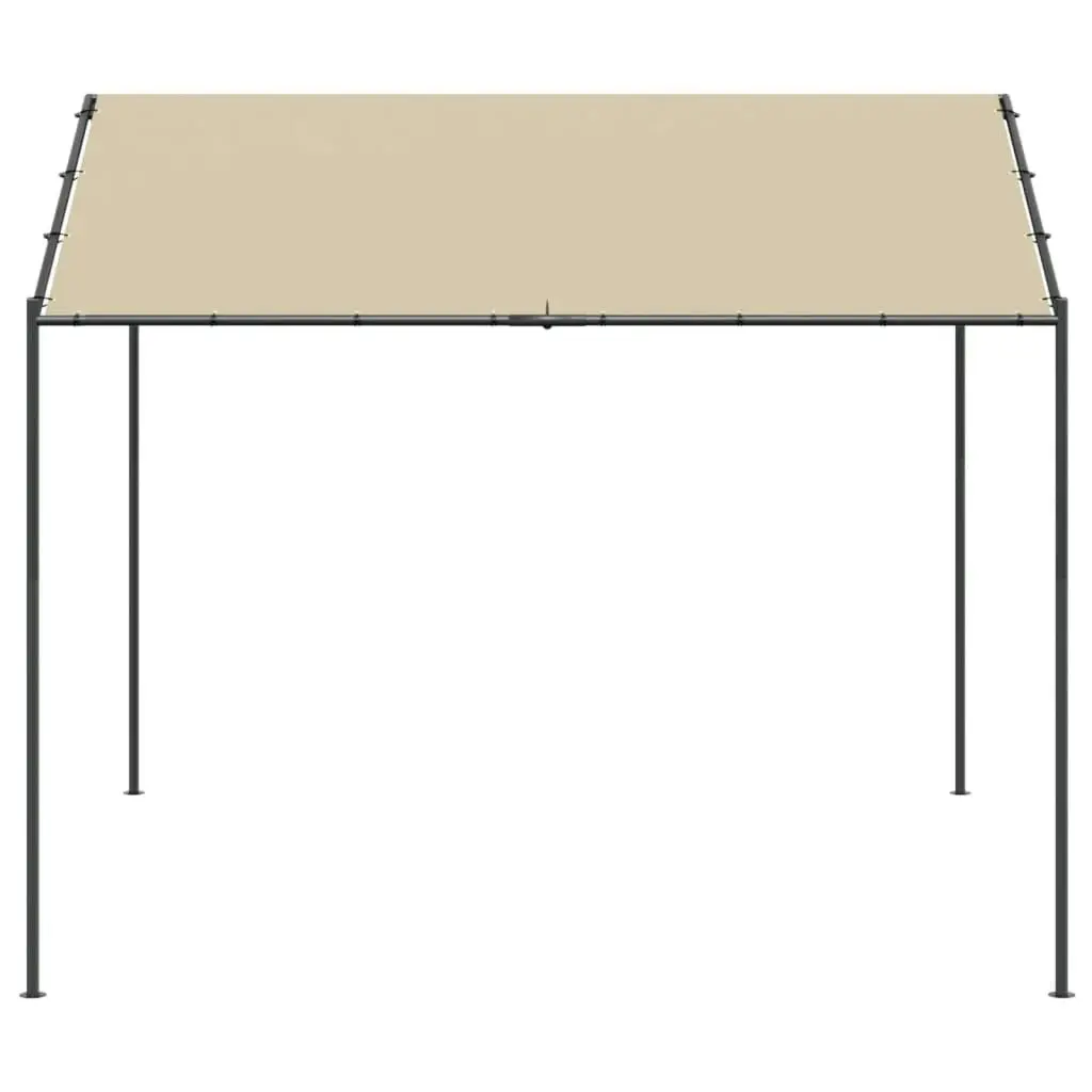 Canopy Tent Beige 4x4 m Steel  and Fabric 362454