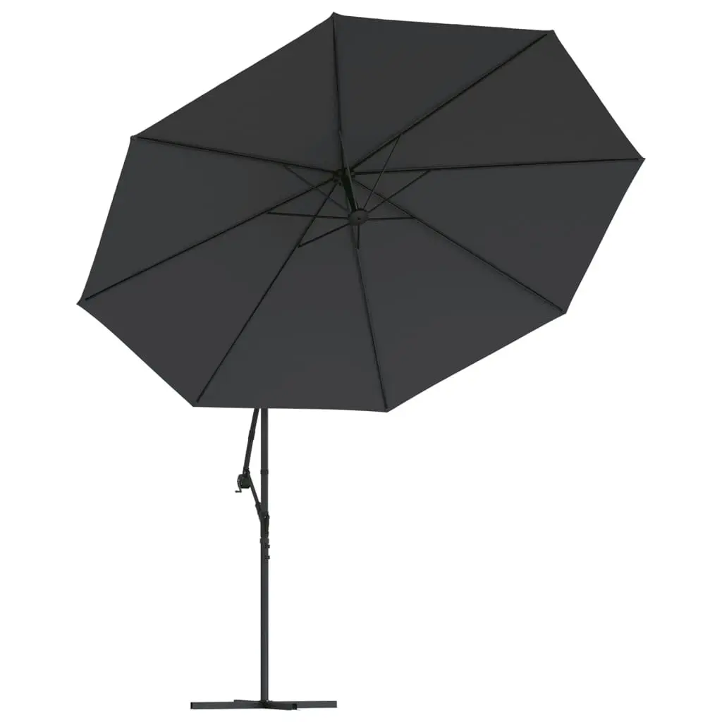 Cantilever Umbrella with Aluminium Pole 350 cm Black 47130