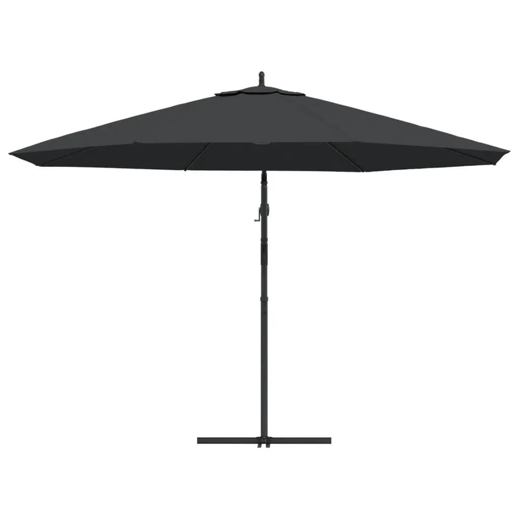 Cantilever Umbrella with Aluminium Pole 350 cm Black 47130