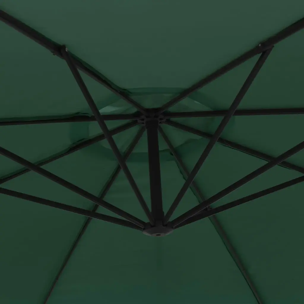 Cantilever Umbrella 3.5 m Green 42197