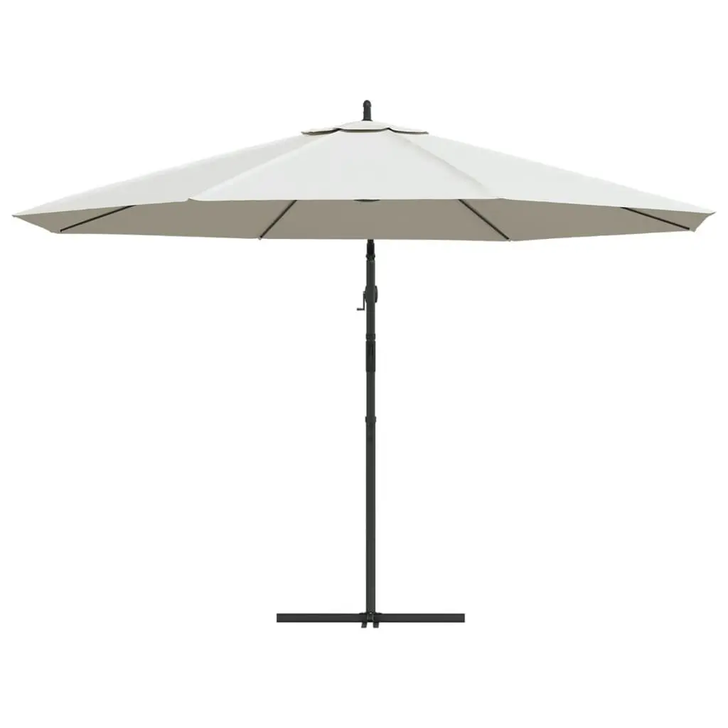 Cantilever Umbrella 3.5 m Sand White 42199