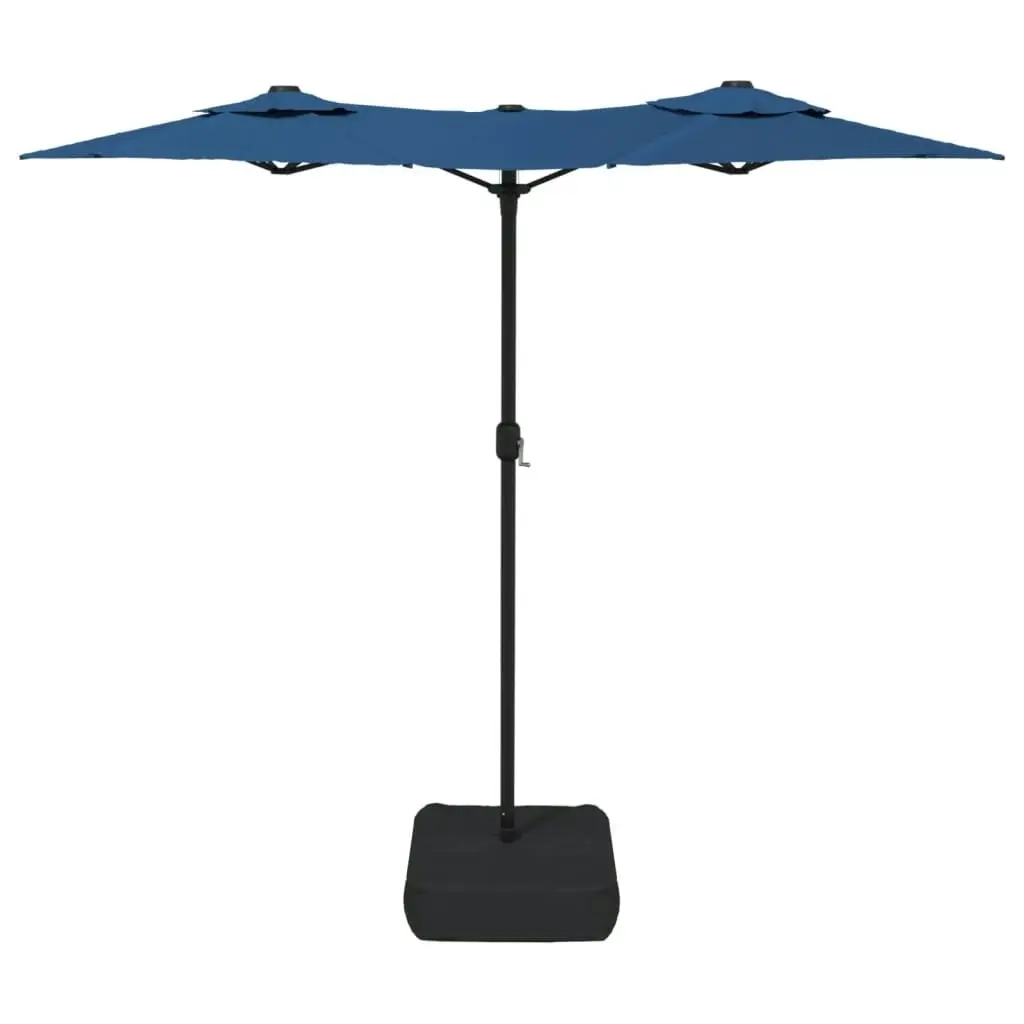 Double-Head Parasol Azure Blue 316x240 cm 362968