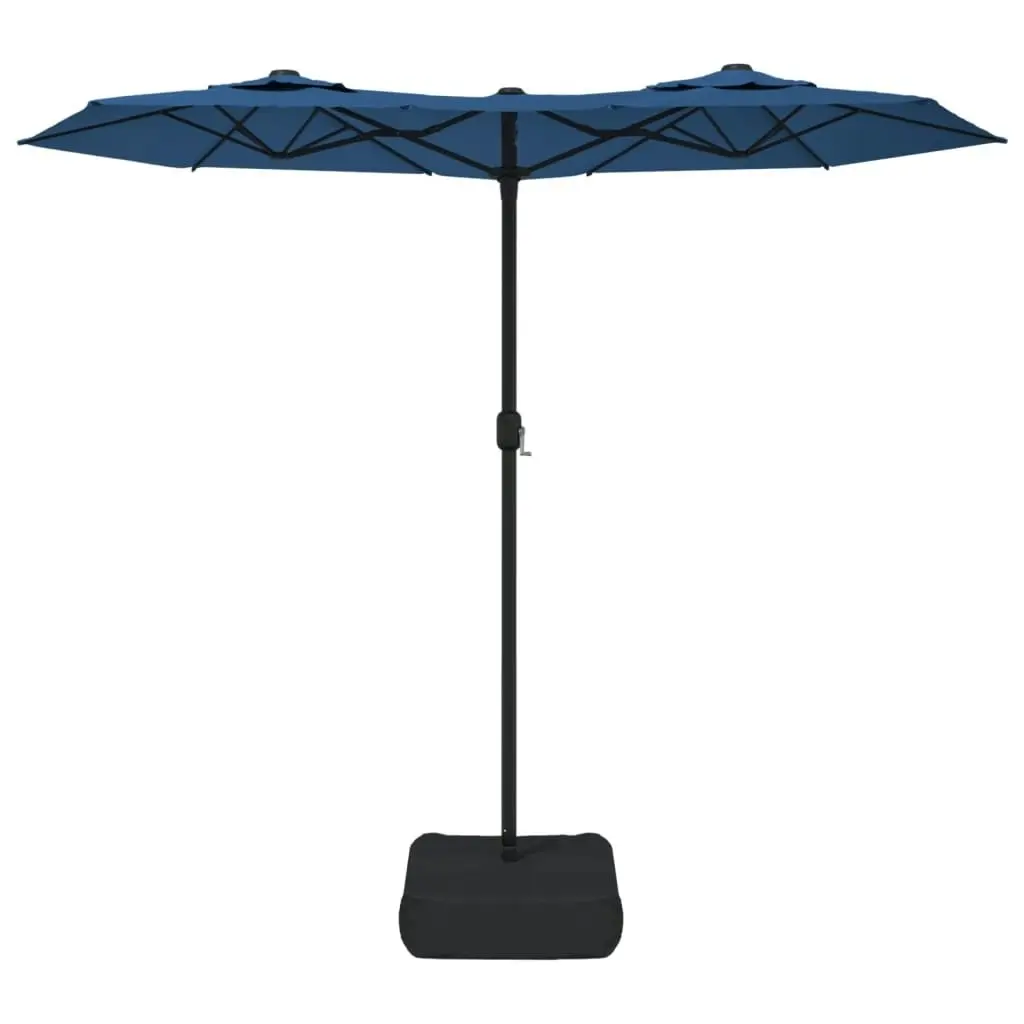 Double-Head Parasol Azure Blue 316x240 cm 362968