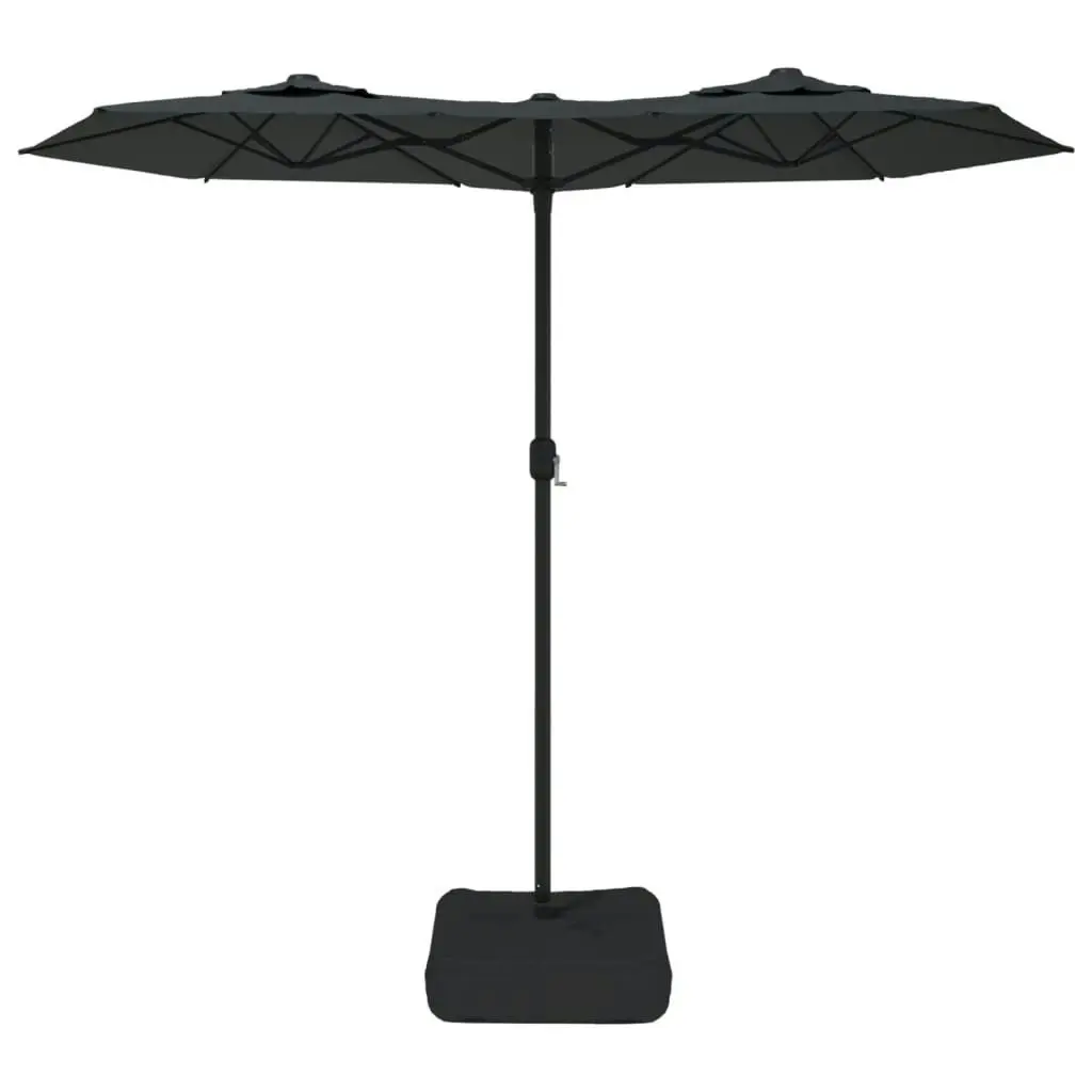 Double-Head Parasol Anthracite 316x240 cm 362963