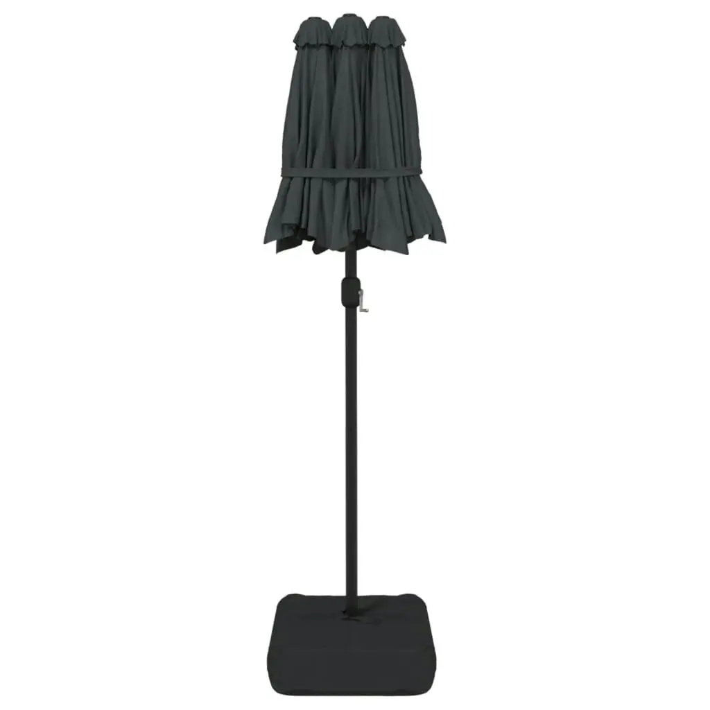 Double-Head Parasol Anthracite 316x240 cm 362963