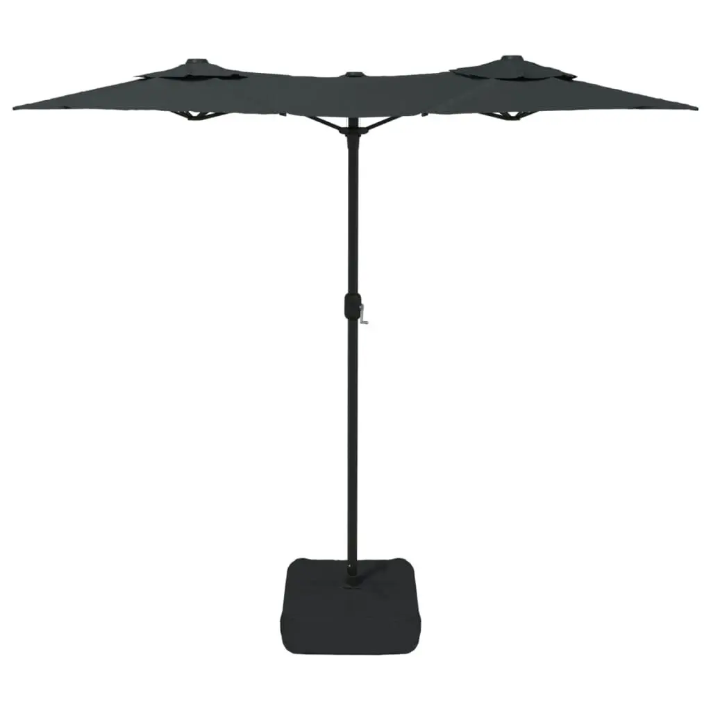 Double-Head Parasol Anthracite 316x240 cm 362963