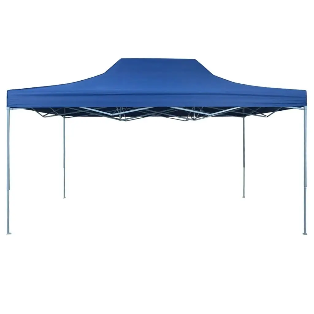 Foldable Tent Pop-Up 3x4.5 m Blue 42510