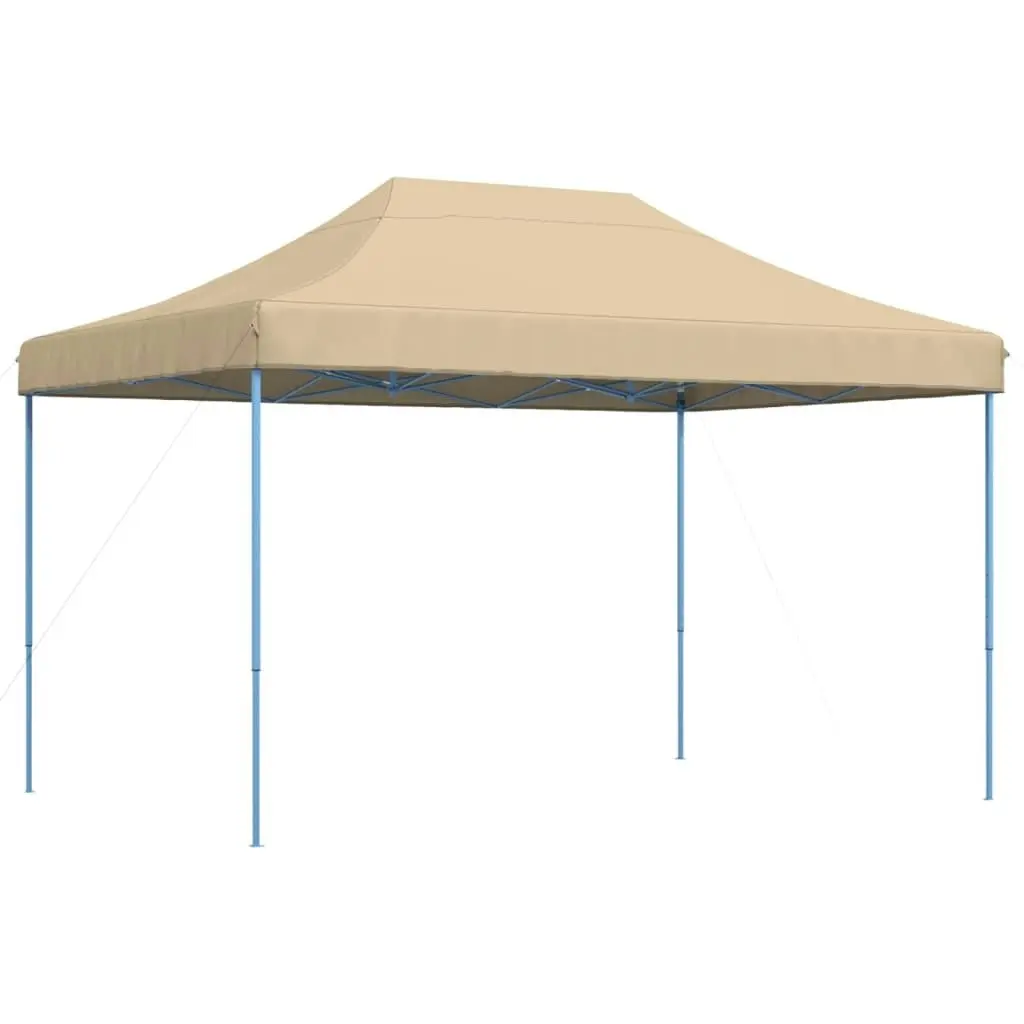 Foldable Party Tent Pop-Up Beige 410x279x315 cm 4005007