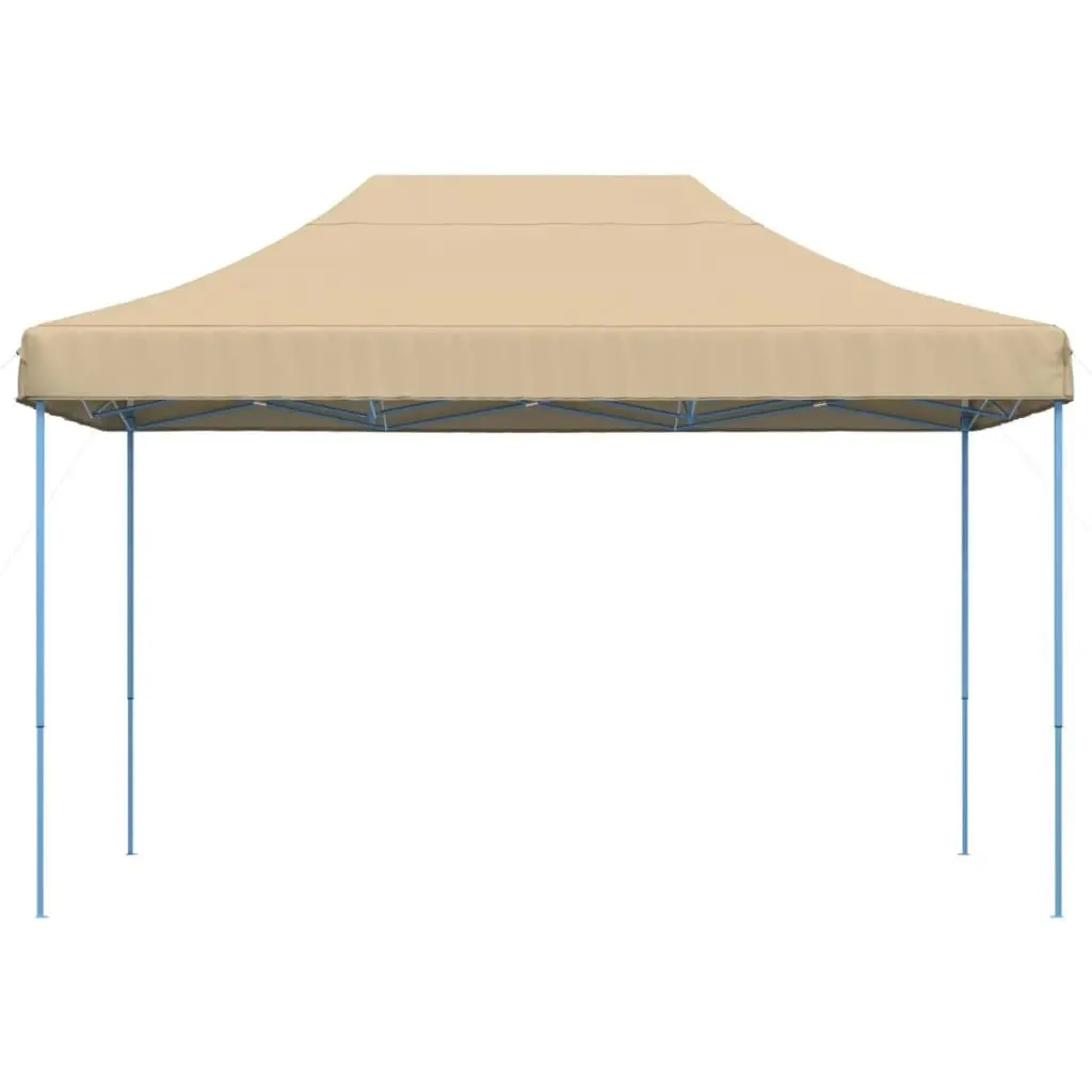 Foldable Party Tent Pop-Up Beige 410x279x315 cm 4005007