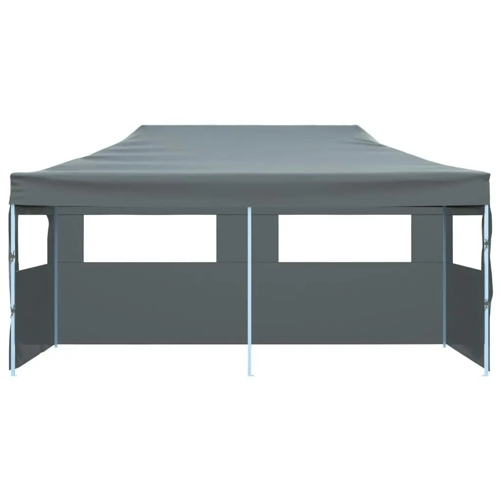 Folding Pop-up Partytent with Sidewalls 3x6 m Anthracite 44966