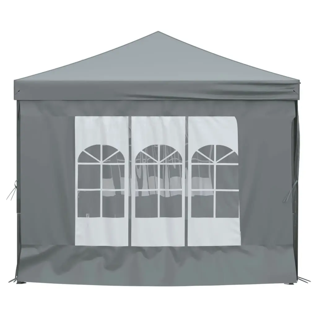 Folding Party Tent with Sidewalls Anthracite 3x6 m 93544