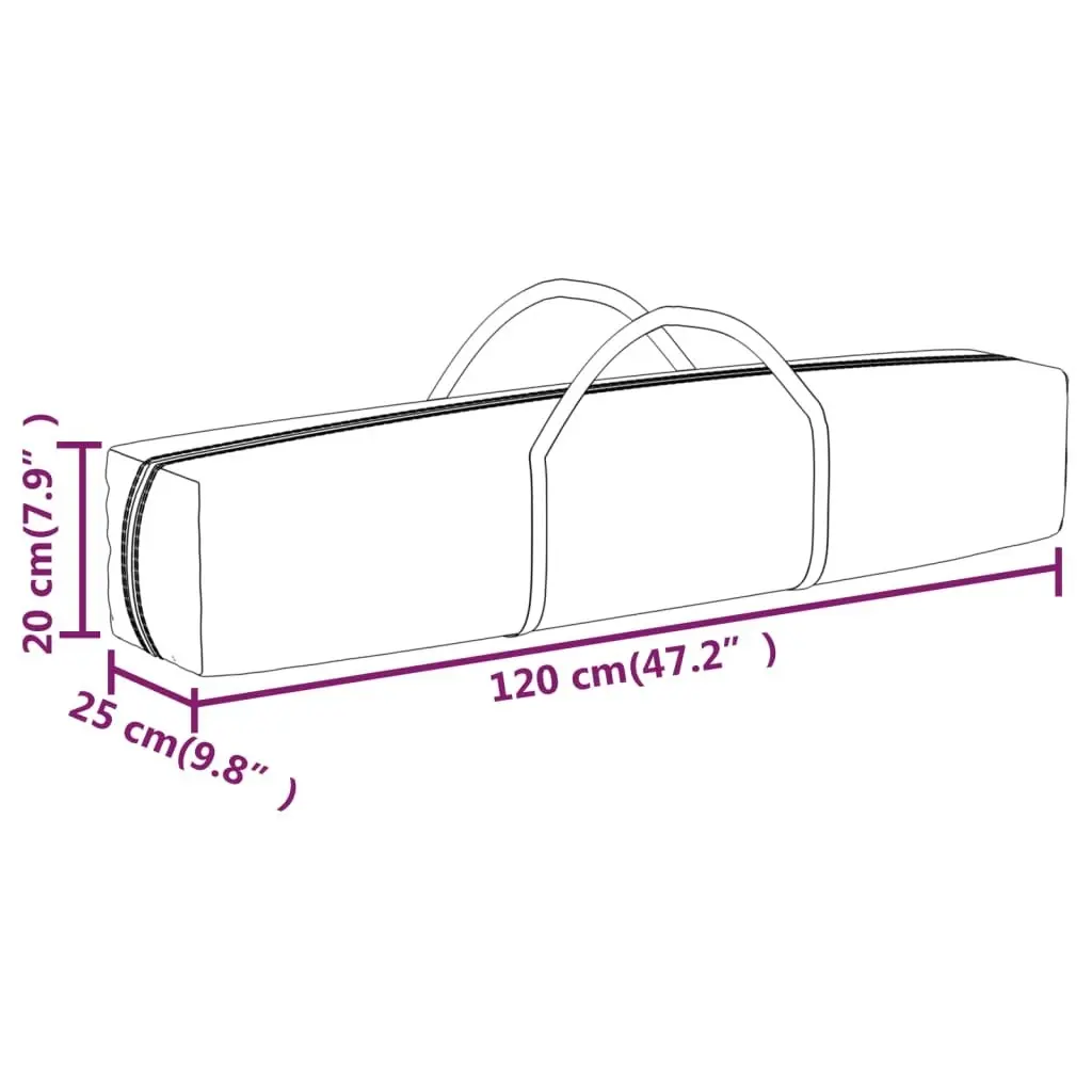 Folding Party Tent with Sidewalls Anthracite 3x6 m 93544