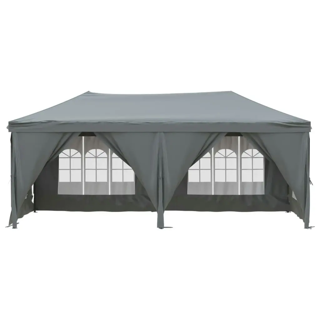 Folding Party Tent with Sidewalls Anthracite 3x6 m 93544