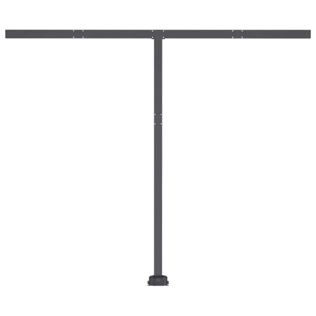 Freestanding Manual Retractable Awning 350x250 cm Anthracite 3069719