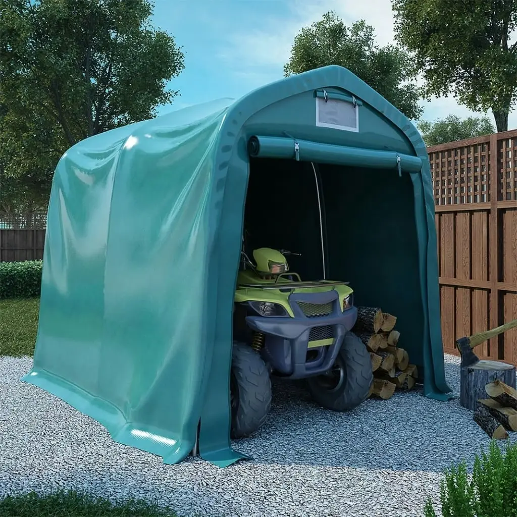 Garage Tent PVC 2.4x2.4 m Green 3056431