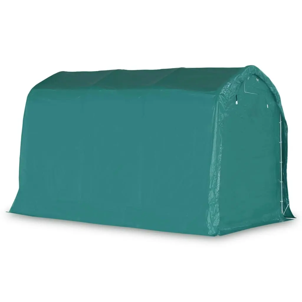 Garage Tent PVC 2.4x3.6 m Green 3056432