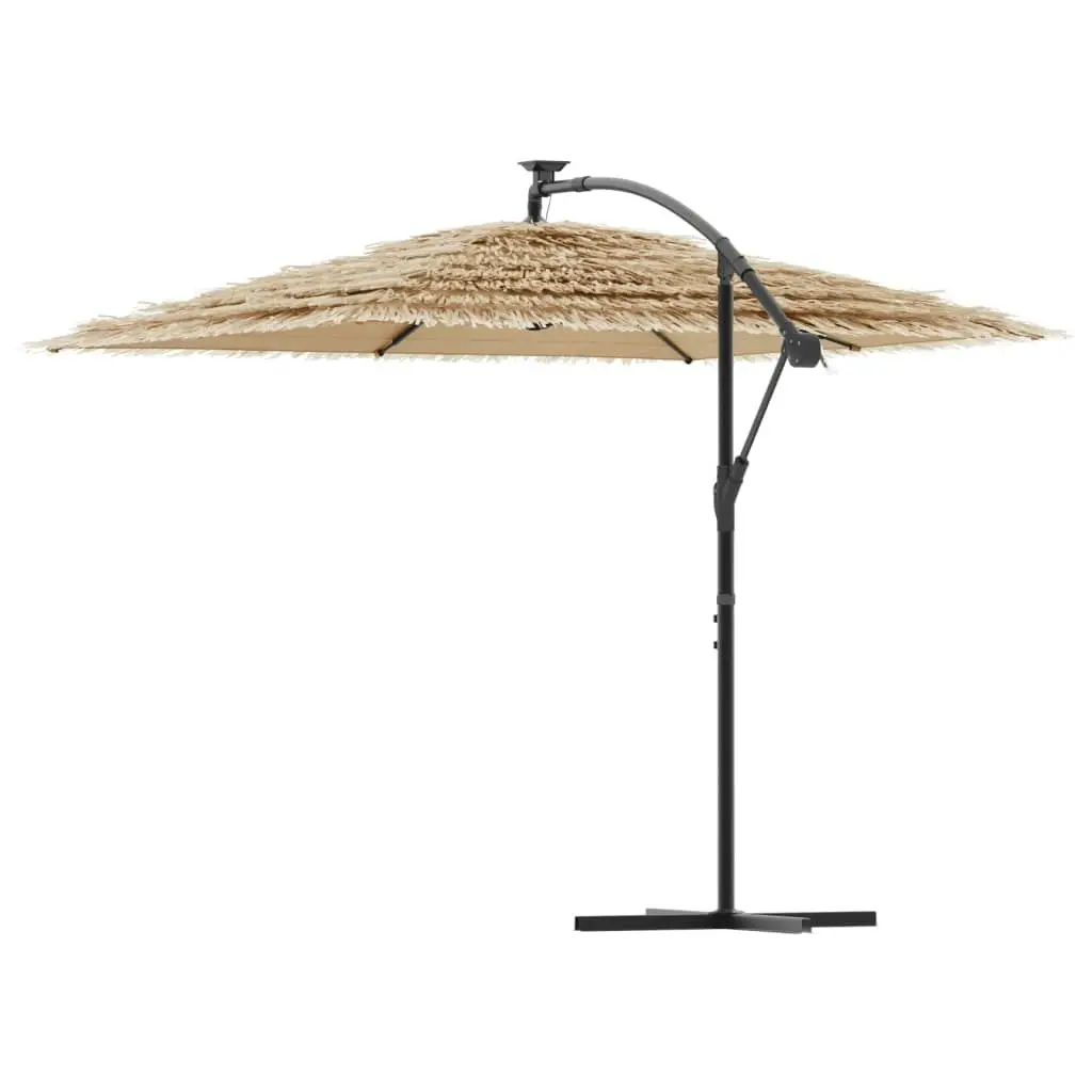 Garden Parasol with Steel Pole Brown 290x290x238 cm 4005082