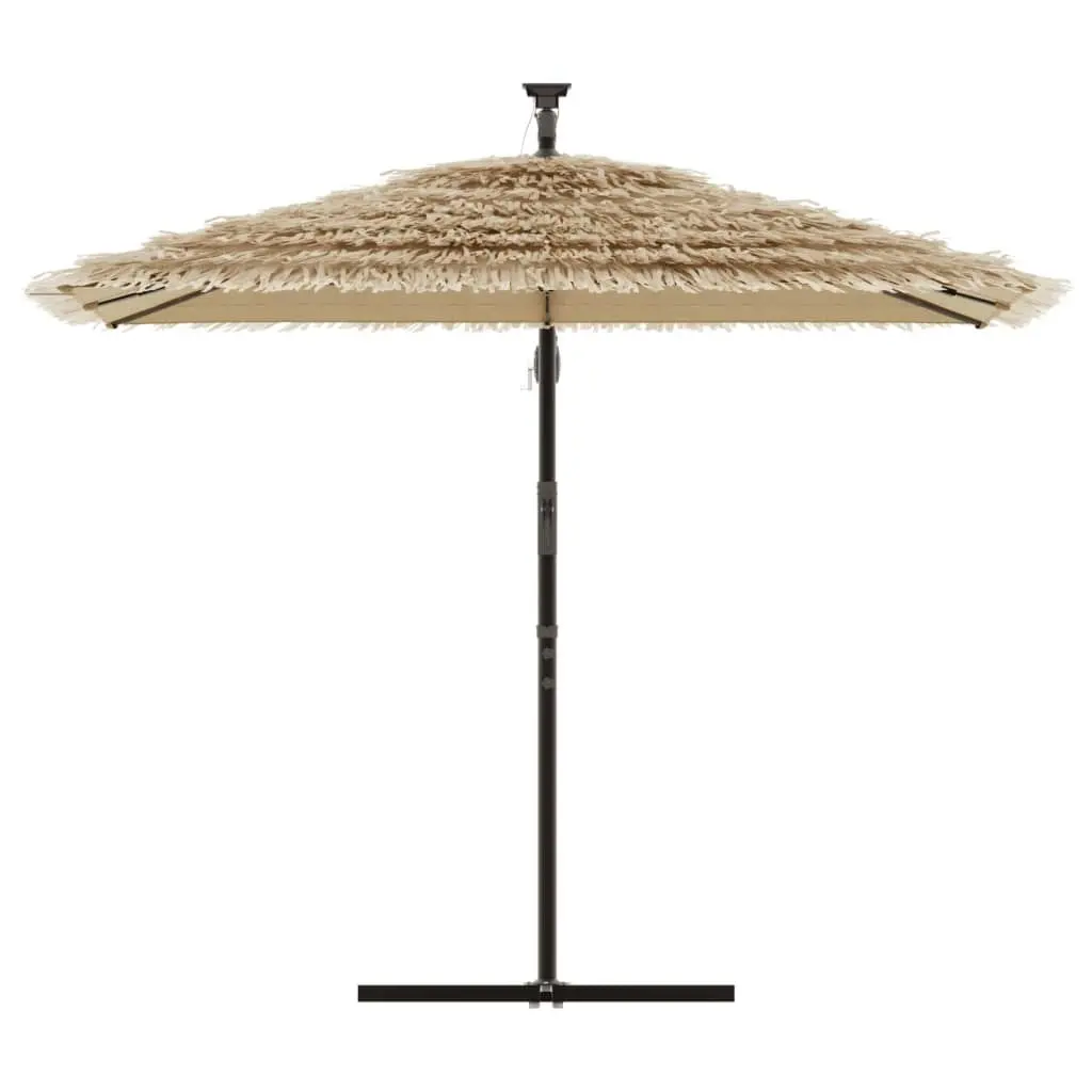 Garden Parasol with Steel Pole Brown 290x290x238 cm 4005082