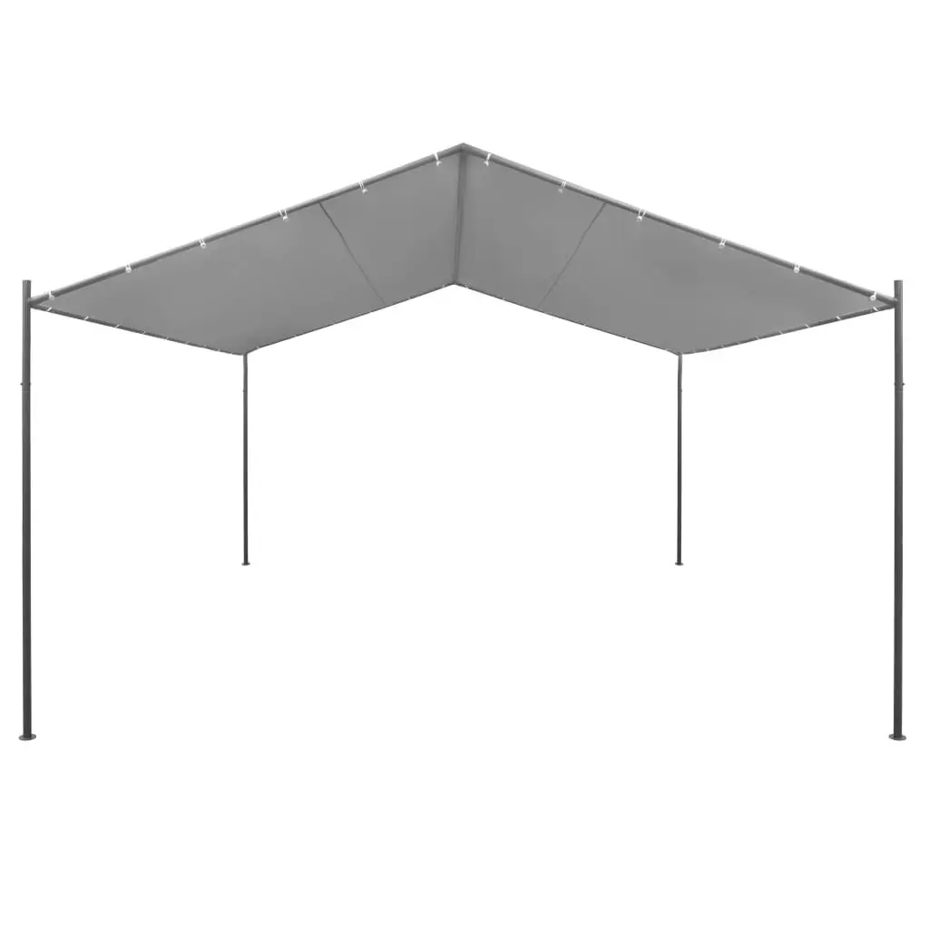 Garden Gazebo Steel 400x400x260 cm Anthracite 44768