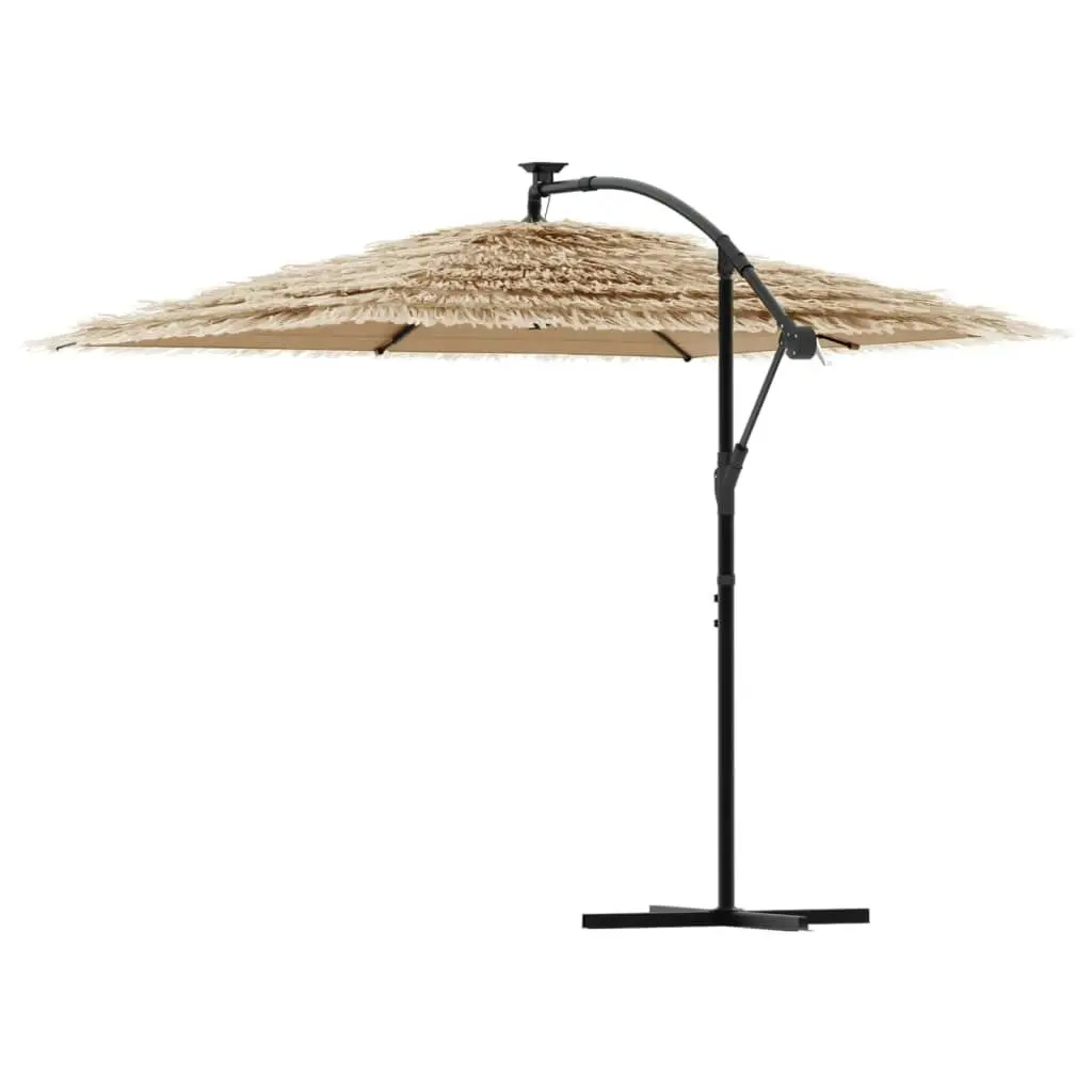 Garden Parasol with Steel Pole Brown 269x269x235 cm 4005078