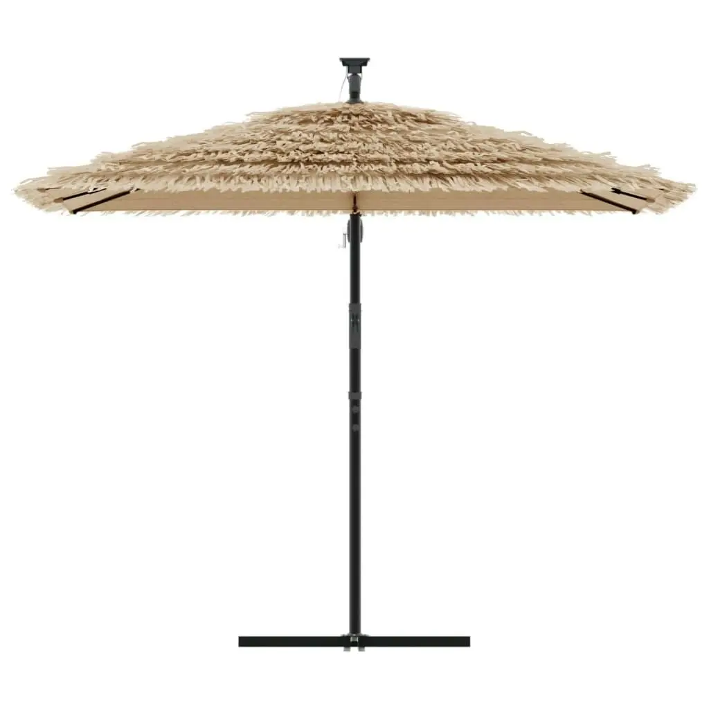 Garden Parasol with Steel Pole Brown 269x269x235 cm 4005078