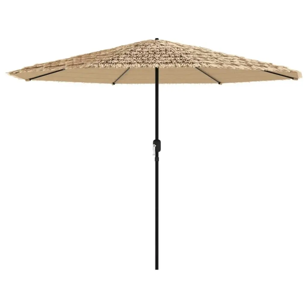 Garden Parasol with Steel Pole Brown 324x324x247 cm 4005109