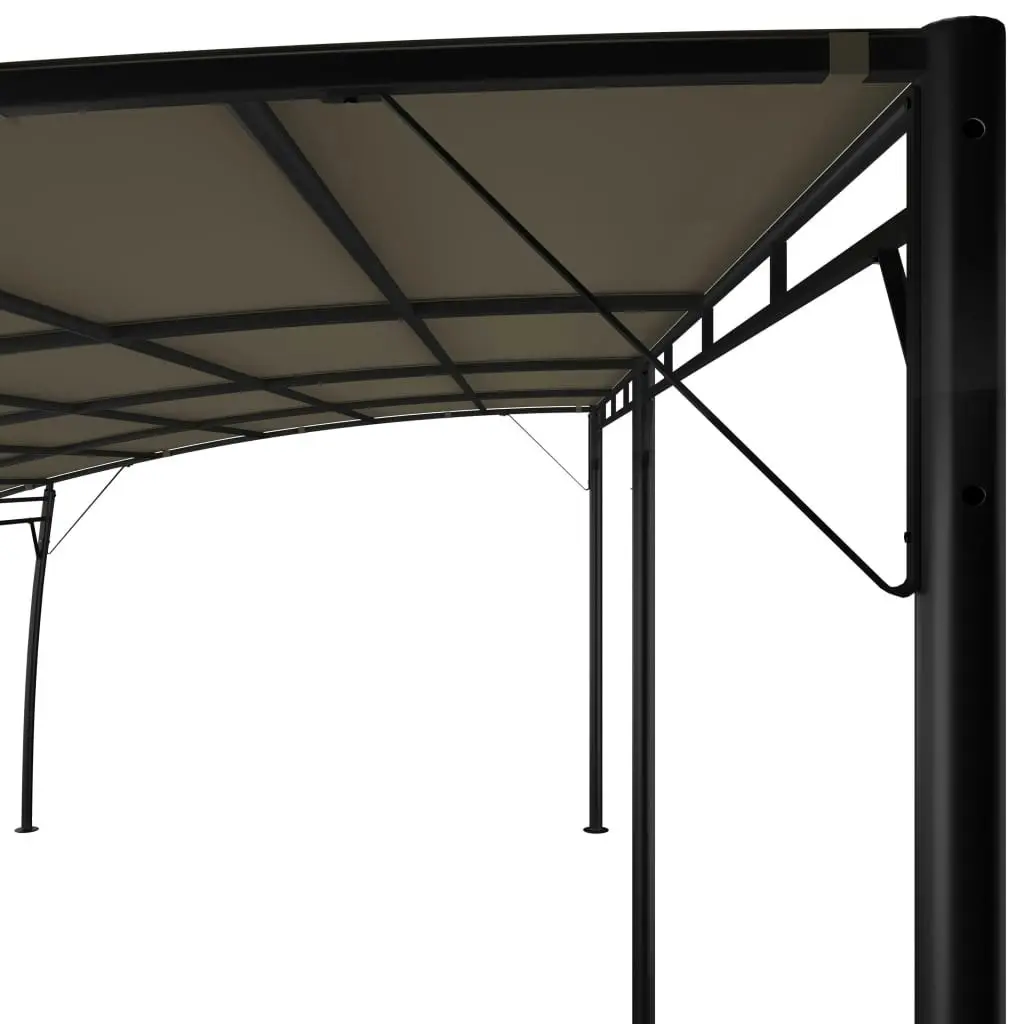 Garden Sunshade Awning 6x3x2.55 m Taupe 312256