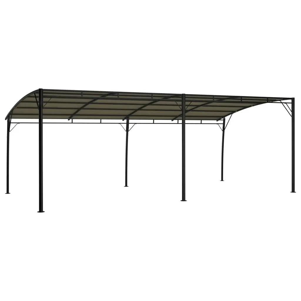 Garden Sunshade Awning 6x3x2.55 m Taupe 312256