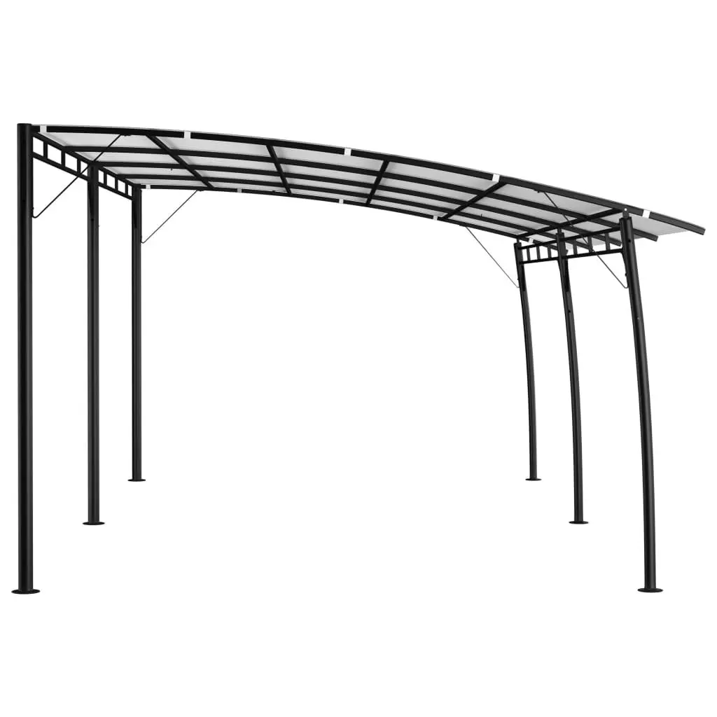 Garden Sunshade Awning 6x3x2.55 m Cream 47977