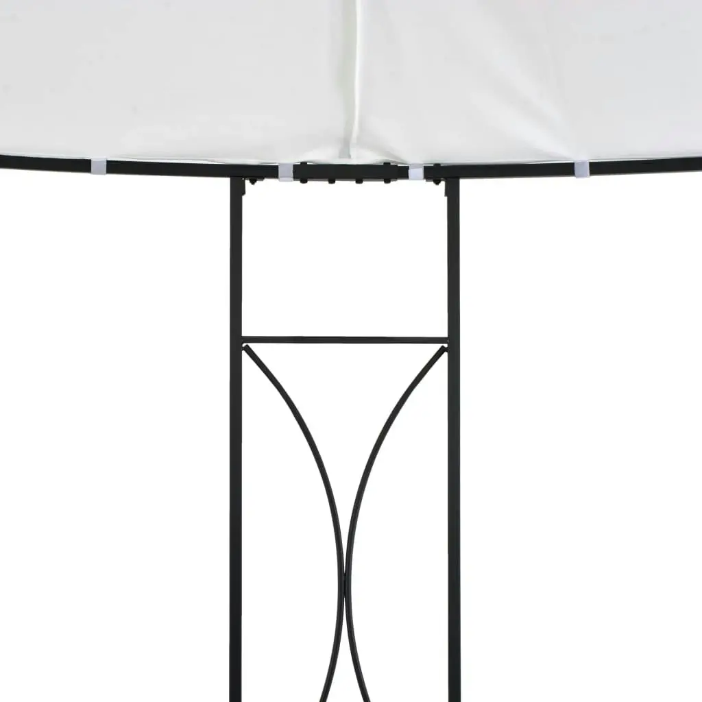 Gazebo 300x290 cm White Round 310030