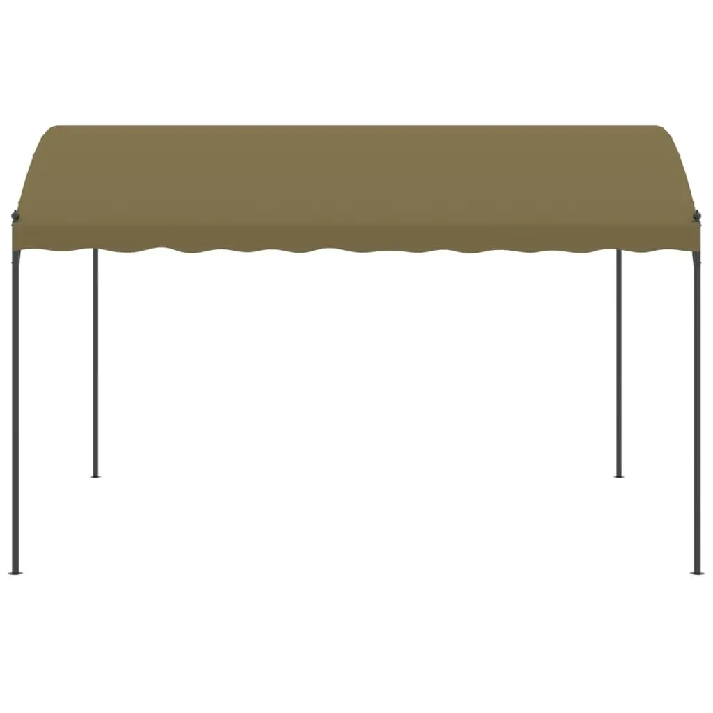 Gazebo 4x3x2.6 m Taupe 180 g/m?? 312217