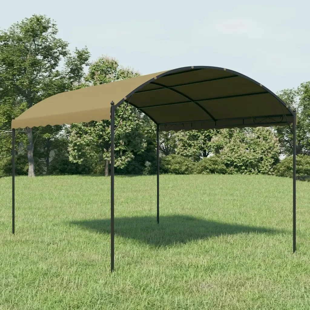 Gazebo 4x3x2.6 m Taupe 180 g/m?? 312217