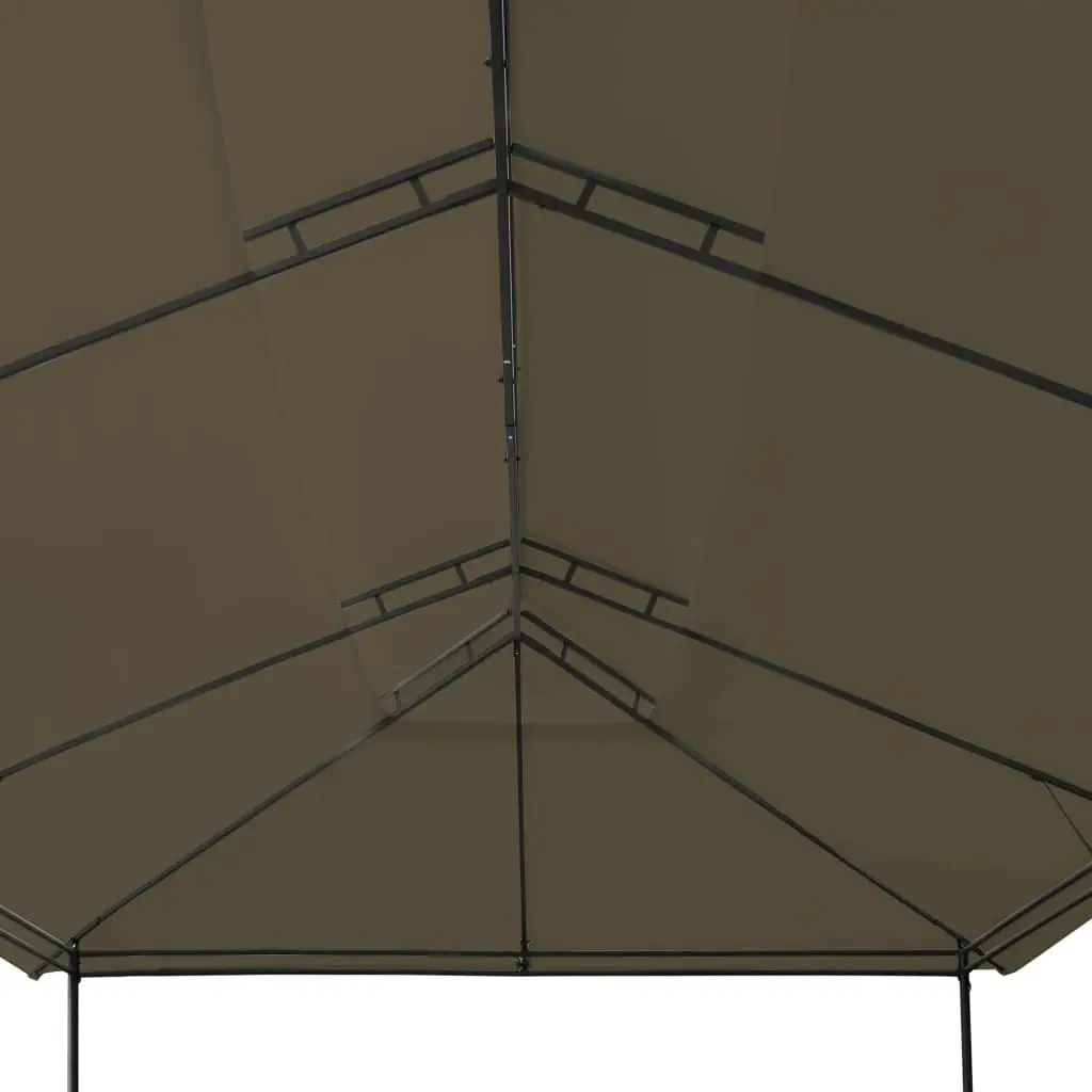 Gazebo 600x298x270 cm Taupe 180 g/m?? 312246