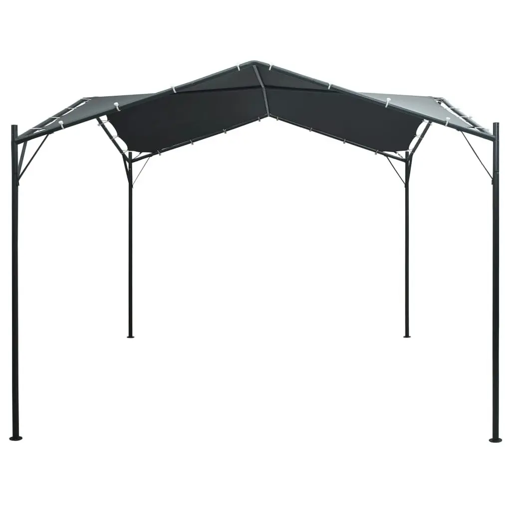 Gazebo Pavilion Tent Canopy 3x3 m Steel Anthracite 47962