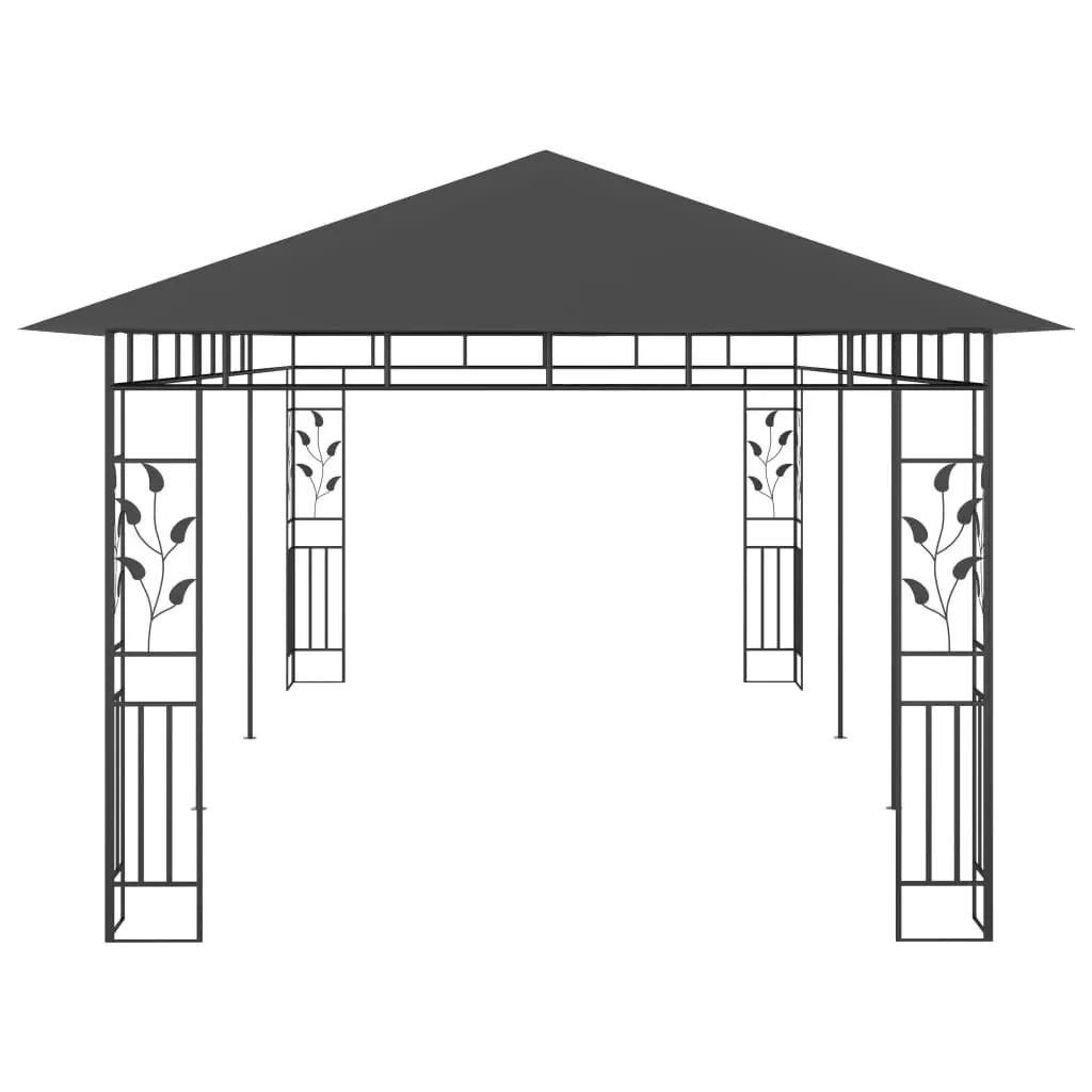 Gazebo with Mosquito Net 6x3x2.73 m Anthracite 47974