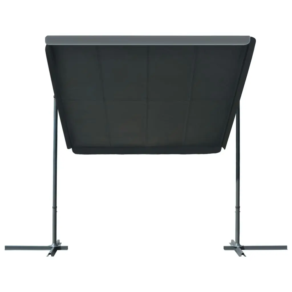 Gazebo with Tiltable Retractable Roof 350x253x196 cm Anthracite 44821