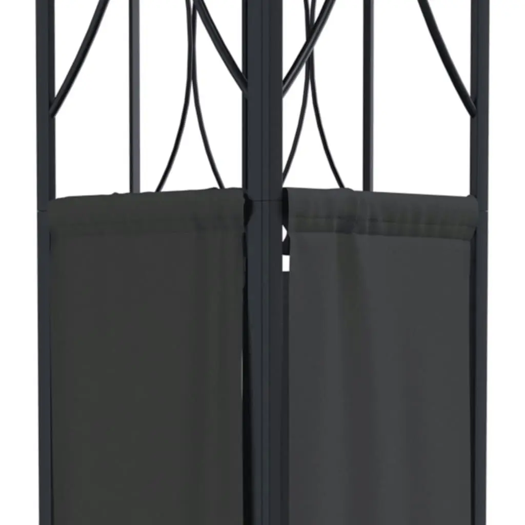 Gazebo with Roof Anthracite 300x300x270 cm Steel 360141